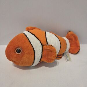 Aurora World Destination Nation Clownfish Plush Toy 9" Orange White